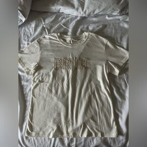 Cream 'Bride' T-Shirt